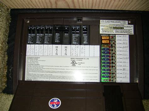 d s label on breaker panel camper electrical box|rv electrical panel diagram.